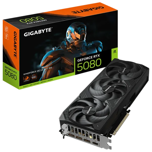 Placă video Gigabyte GeForce RTX­­ 5080 WINDFORCE OC V2 SFF PCI Express x16 5.0 / 16 GB photo 10