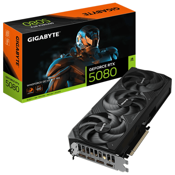 Placă video Gigabyte GeForce RTX­­ 5080 WINDFORCE OC V2 SFF PCI Express x16 5.0 / 16 GB photo 10