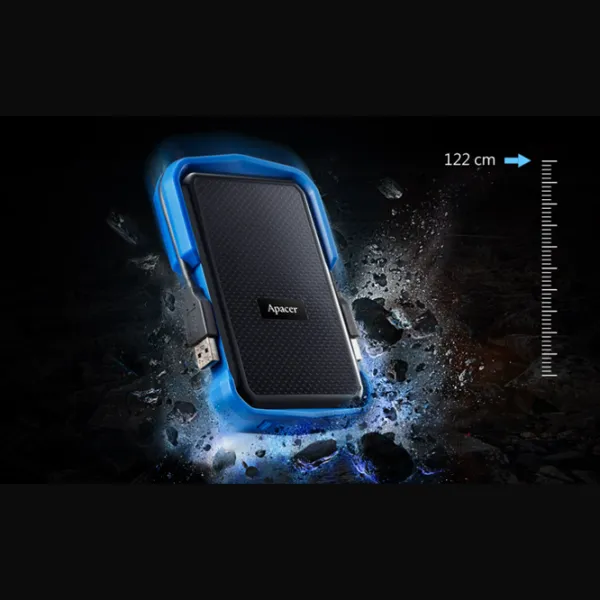 Внешний накопитель HDD Apacer AC631 2 ТБ AP2TBAC631U-1 / Синий photo 5