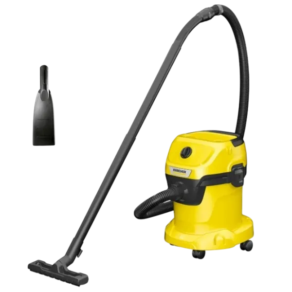 Промышленный пылесос KARCHER WD 3 V-15/6/20 + 6.959-547.0 1000 Вт / Желтый photo 1