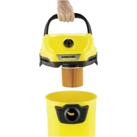 Промышленный пылесос KARCHER WD 3 V-15/6/20 + 6.959-547.0 1000 Вт / Желтый photo 2