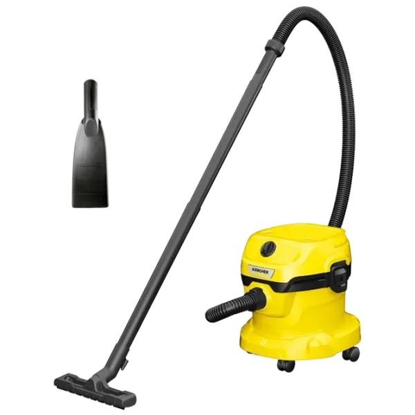 Промышленный пылесос KARCHER WD 2 Plus V-12/4/18 + WD 1 1000 Вт / Желтый photo 1