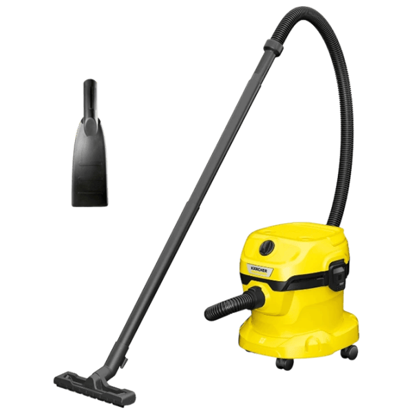 Промышленный пылесос KARCHER WD 2 Plus V-12/4/18 + WD 1 1000 Вт / Желтый photo 1