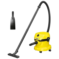 Промышленный пылесос KARCHER WD 2 Plus V-12/4/18 + WD 1 1000 Вт / Желтый