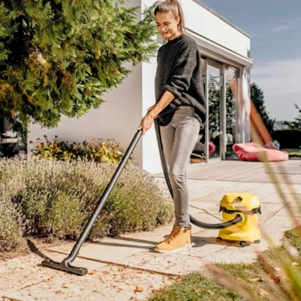 Промышленный пылесос KARCHER WD 2 Plus V-12/4/18 + WD 1 1000 Вт / Желтый photo 3