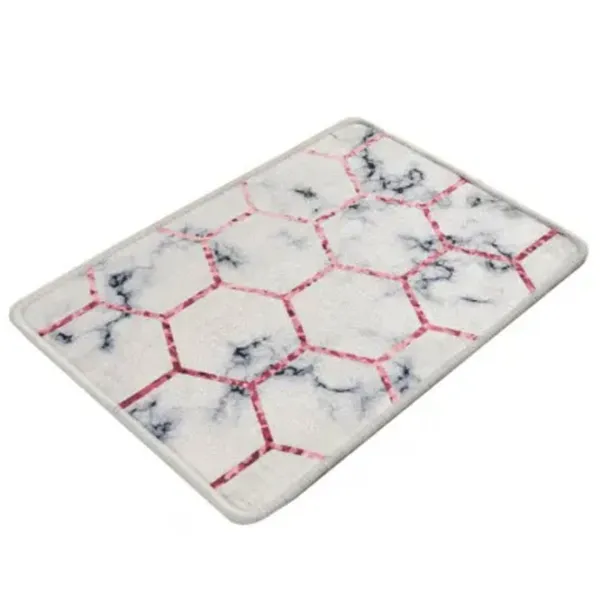 Коврик для ванной Trendy Honeycomb Полиэстер / Серый photo 1