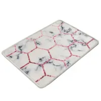 Коврик для ванной Trendy Honeycomb Полиэстер / Серый