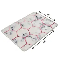 Коврик для ванной Trendy Honeycomb Полиэстер / Серый photo 2