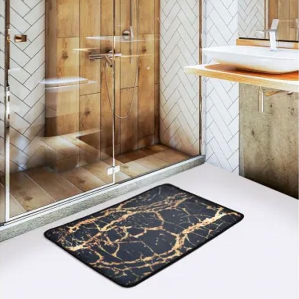 Коврик для ванной Trendy Goldes Полиэстер / Черный photo 4
