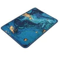 Коврик для ванной Trendy Marbling Полиэстер / Синий