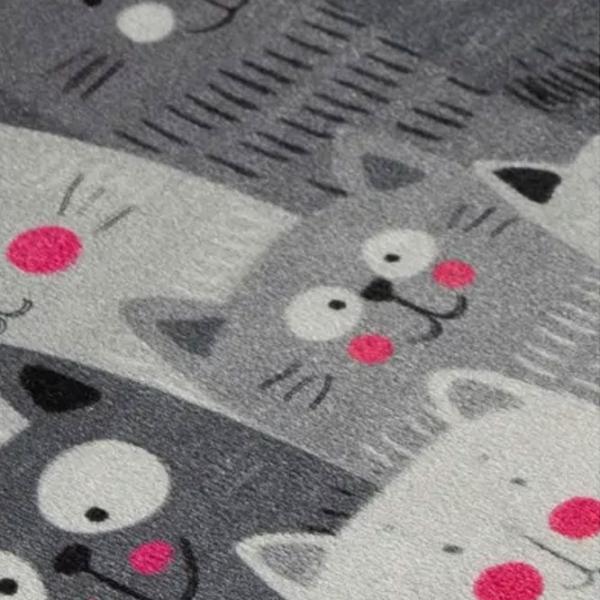 Коврик для ванной Trendy Meow Полиэстер / Серый photo 2
