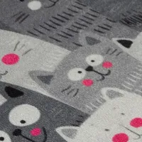 Коврик для ванной Trendy Meow Полиэстер / Серый photo 2