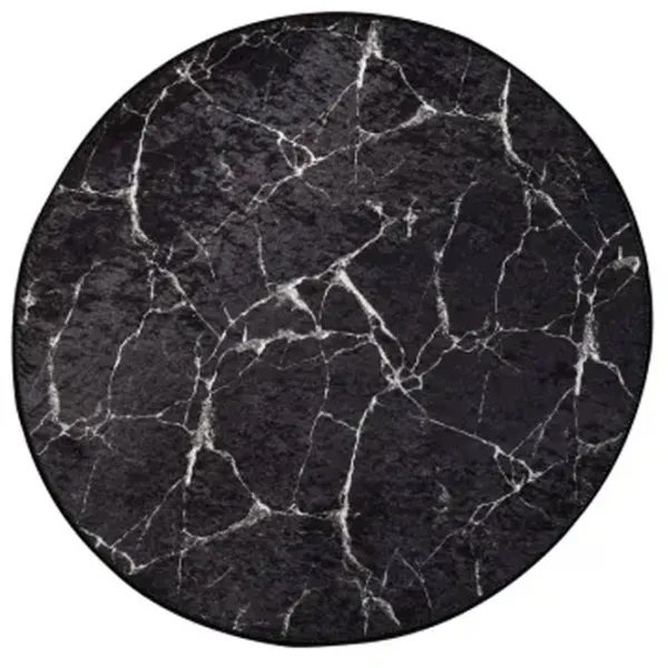 Коврик для ванной Trendy Marble DJT Полиэстер / Черный photo 1