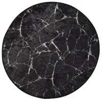 Коврик для ванной Trendy Marble DJT Полиэстер / Черный