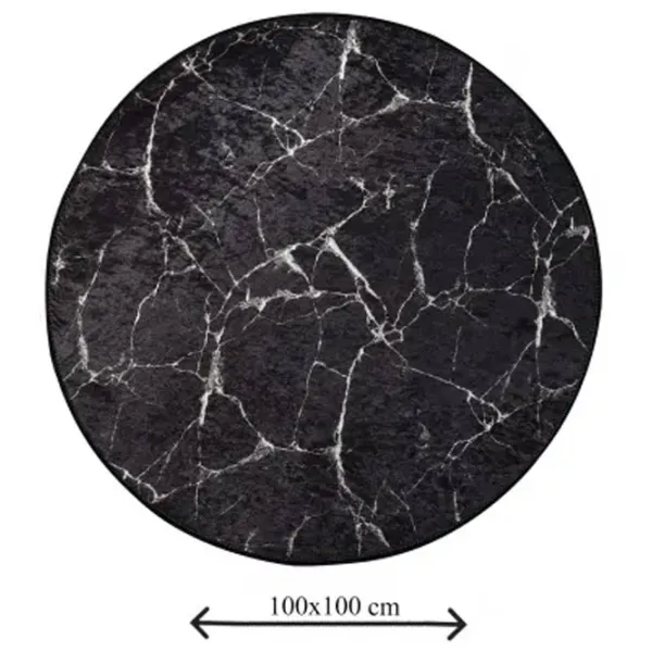 Коврик для ванной Trendy Marble DJT Полиэстер / Черный photo 2