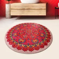 Коврик для ванной Trendy Latch Colourful DJT Полиэстер / Красный photo 4