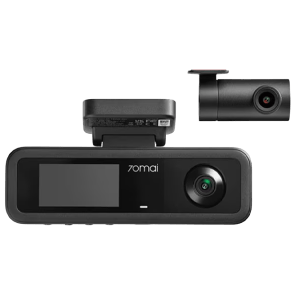Cameră Auto 70mai T400 3Channel HDR Dash Cam + Rear Cam (RC21) / Black photo 1