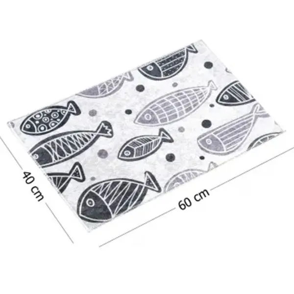 Коврик для ванной Trendy Fish DJT Полиэстер / Белый photo 2