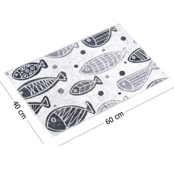 Коврик для ванной Trendy Fish DJT Полиэстер / Белый photo 2