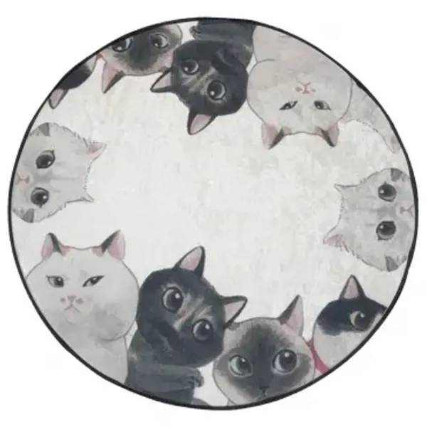 Коврик для ванной Trendy Angry Cats DJT Cap Полиэстер / Разноцветный photo 1