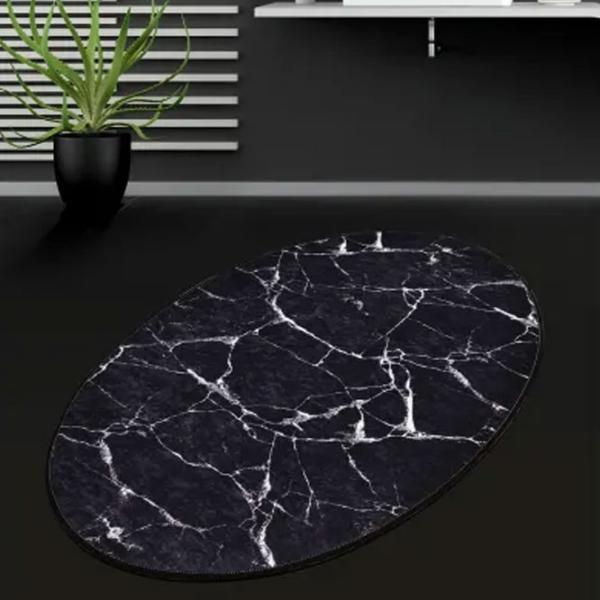 Коврик для ванной Trendy Marble DJT Полиэстер / Черный photo 4