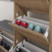 Dulap pentru antreu Showdeko DUDE BENCH & SHOE CABINET HITIT PAL / Oak photo 5