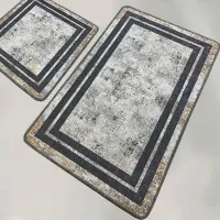 Набор ковриков для ванной Trendy Sione Полиэстер / Серый photo 5