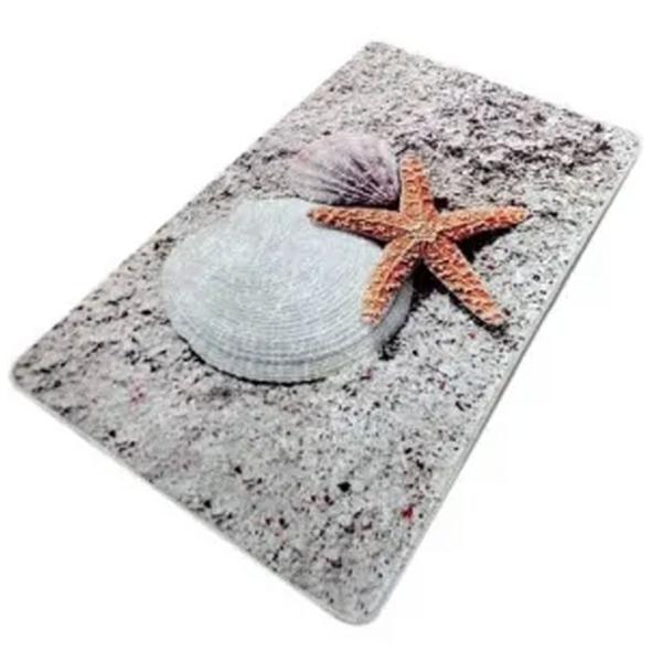 Коврик для ванной Trendy Starfish Полиэстер / Серый photo 1