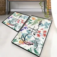 Набор ковриков для ванной Trendy Green In Flower Полиэстер / Разноцветный photo 2