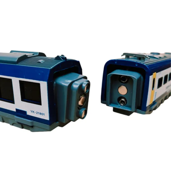 Поезд с вагонами HD Toys 51310   / 2.4 ГГц / White Синий photo 4