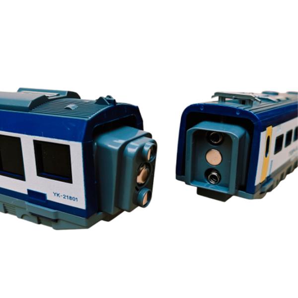 Поезд с вагонами HD Toys 51310   / 2.4 ГГц / White Синий photo 4