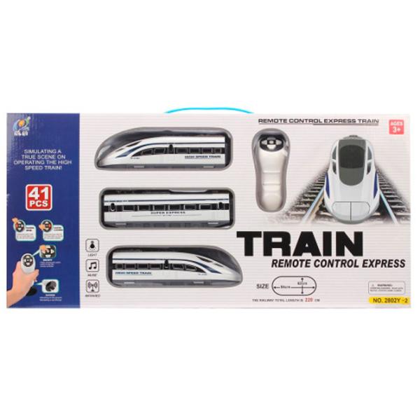 Поезд с вагонами HD Toys 51310   / 2.4 ГГц / White Синий photo 5