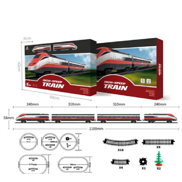 Поезд с вагонами HD Toys 63459   / / Черный Красный photo 5