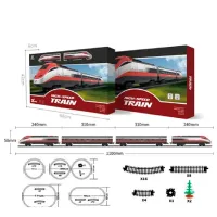 Поезд с вагонами HD Toys 63459 / / Черный Красный photo 5