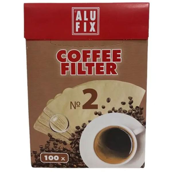 Filtru de cafea Alufix №2 pentru filtrarea substanțelor nocive photo 1