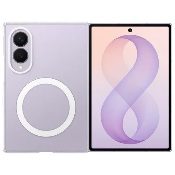 Чехол для смартфона Samsung Galaxy Fold 8 Samsung / MagSafe Back / ТПУ / White Прозрачный photo 1