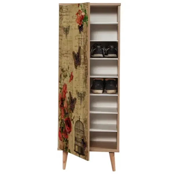 Обувной шкаф Trendy Filinta 135 x 50 x 38см /Sonoma /Сонома photo 3