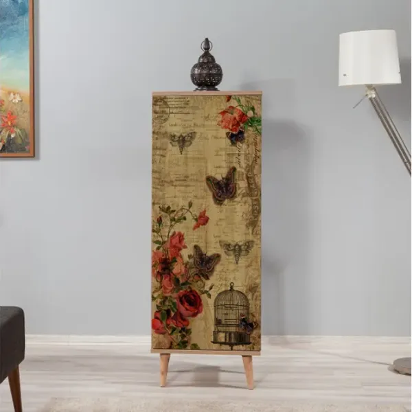 Обувной шкаф Trendy Filinta 135 x 50 x 38см /Sonoma /Сонома photo 5
