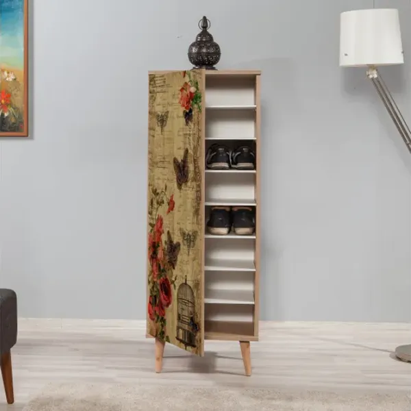 Обувной шкаф Trendy Filinta 135 x 50 x 38см /Sonoma /Сонома photo 6