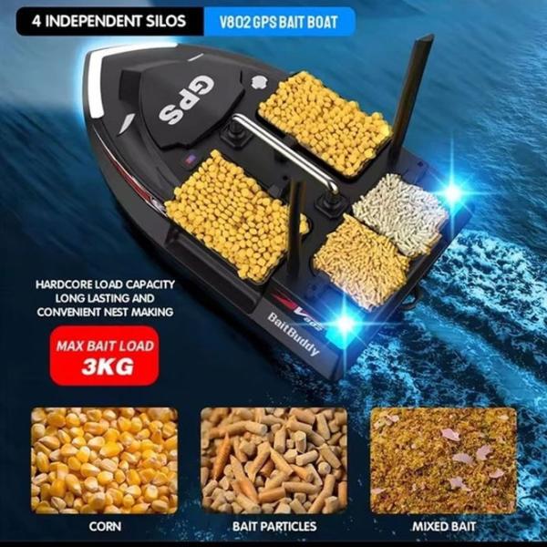 Barcă pentru momeală Flytec V802 Pro 3 kg / 500 m photo 4