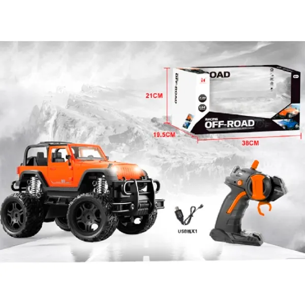 Машинка HD Toys 92206   / / Черный Оранжевый photo 2