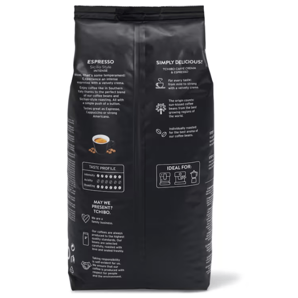 Cafea Tchibo Sicilia Style Boabe / Espresso / Pachet photo 4