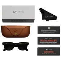 Ochelari smart Ray-Ban Meta Wayfarer Black Fără fir / Green photo 6