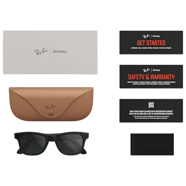 Смарт очки Ray-Ban Meta Wayfarer Черный Беспроводные / Серый photo 7