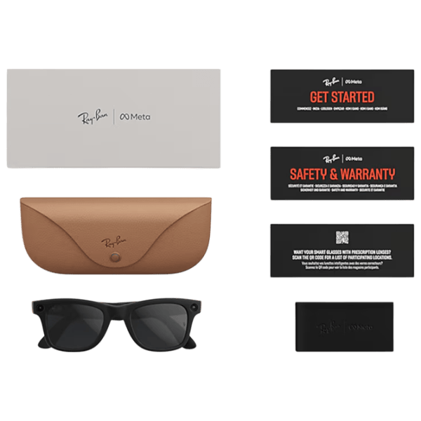 Смарт очки Ray-Ban Meta Wayfarer Черный Беспроводные / Серый photo 7