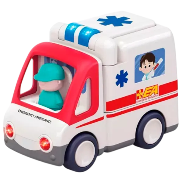 Машинка Hola Toys 00491   / / Красный Белый photo 1