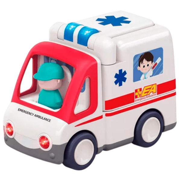 Машинка Hola Toys 00491   / / Красный Белый photo 1