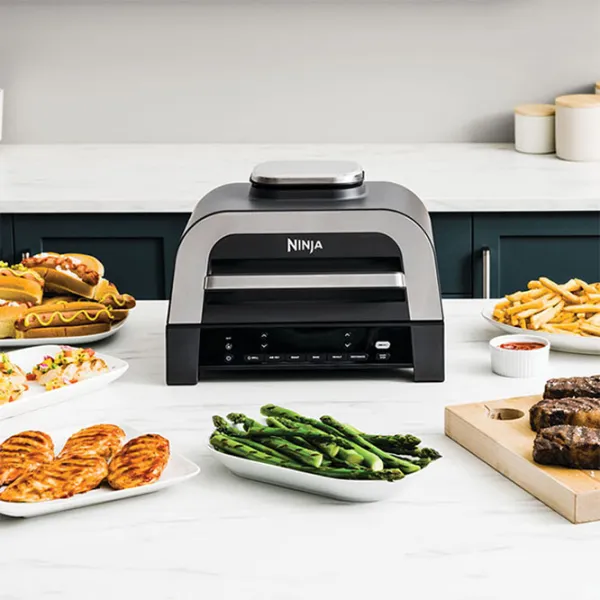 Grill electric Ninja DG551EU Contact, Barbecue / 1760 W / Silver Black photo 8