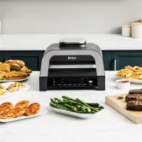 Grill electric Ninja DG551EU Contact, Barbecue / 1760 W / Silver Black photo 8
