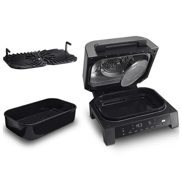 Grill electric Ninja DG551EU Contact, Barbecue / 1760 W / Silver Black photo 11